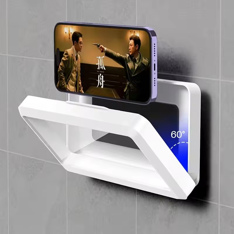 Wall Organizer Pocket - Soporte Impermeable para Teléfono de Baño,