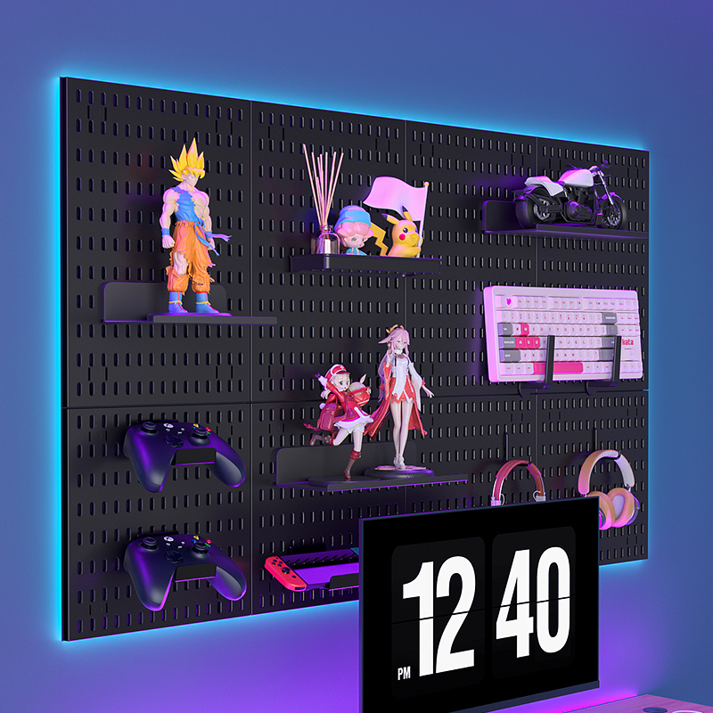 Wall Organizer Pocket - Panel perforado de pared, organizador de