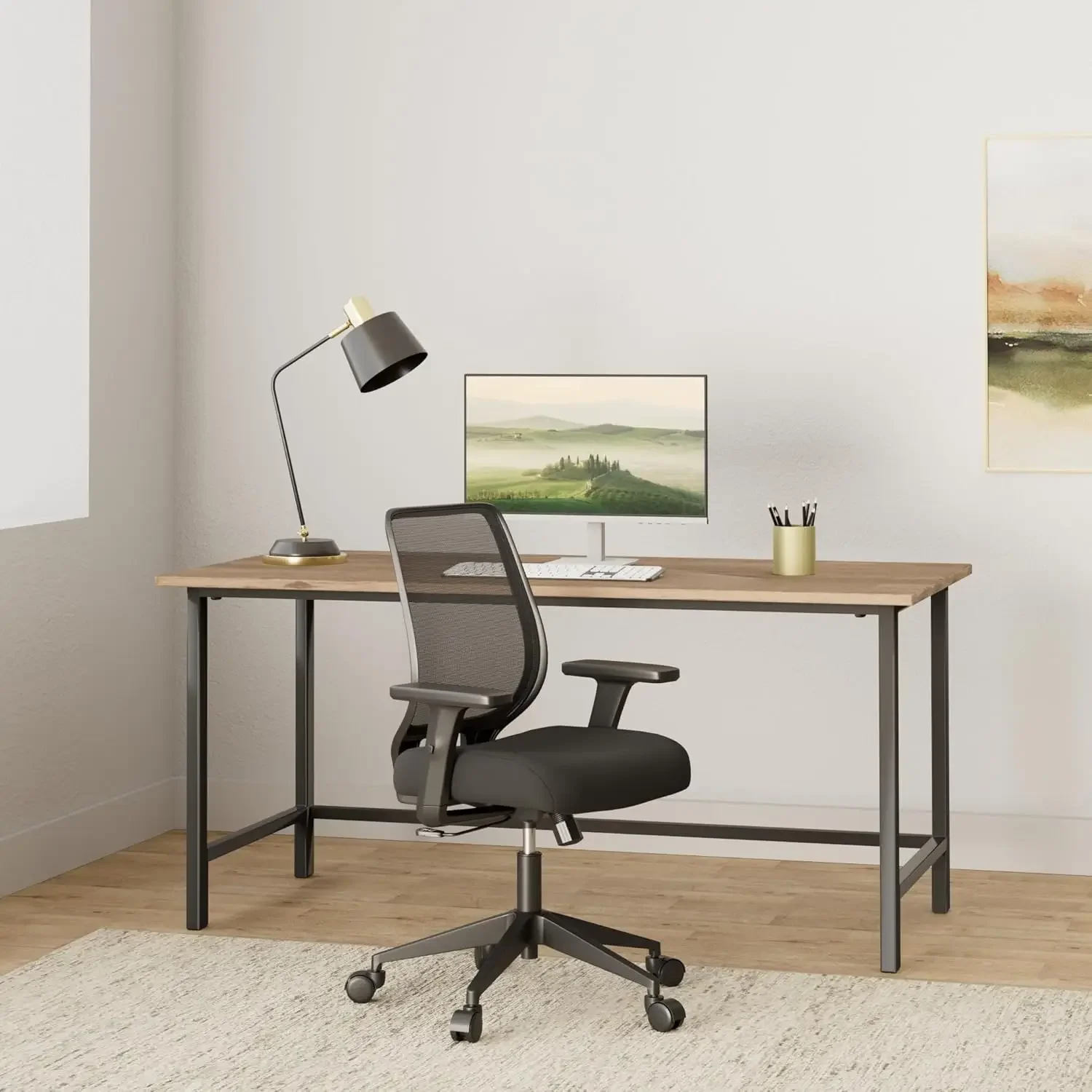 Task Chair Mid Back - Silla de Oficina Ergonómica, Silla de