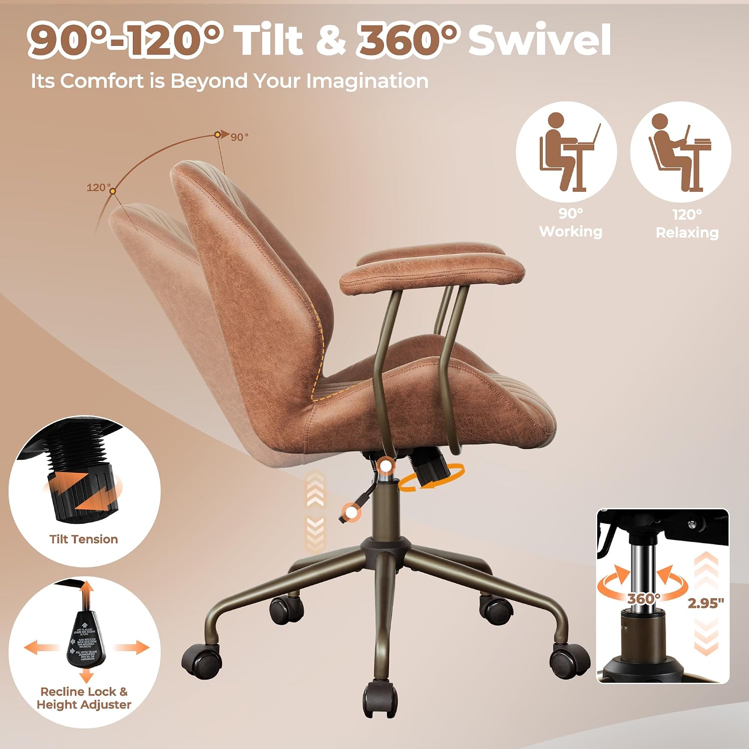 Silla de oficina ergonómica de - Task Chair Mid Back reseña y precio