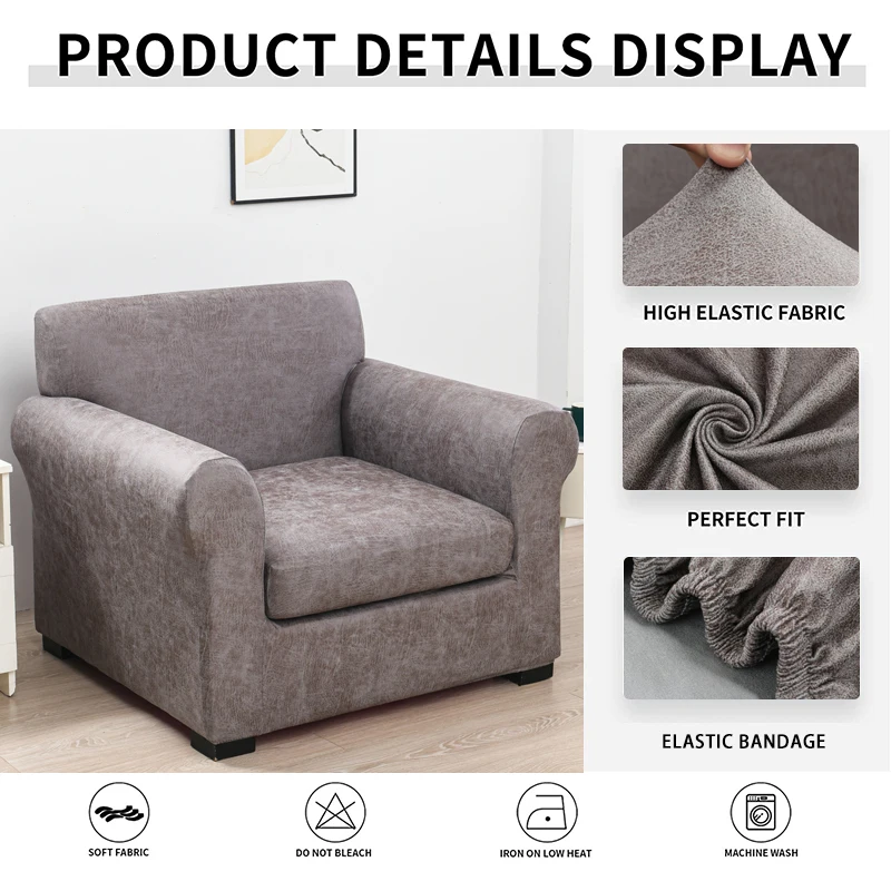 Funda de sofá con aspecto de p - Office Furniture Dimensions reseña y precio
