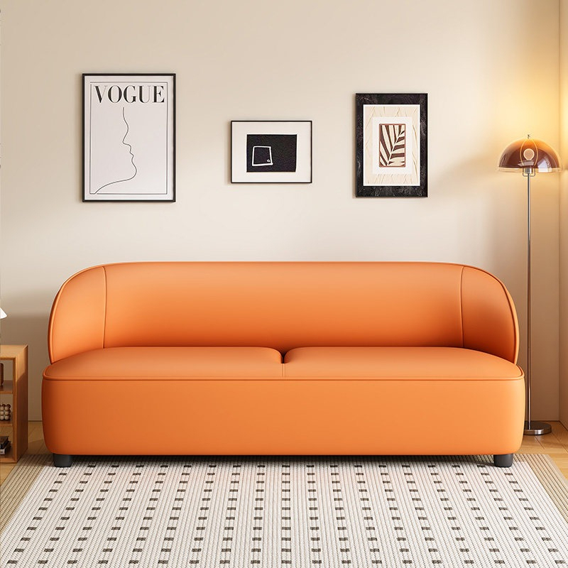 Sofá de cuero nórdico con rasc - Office Furniture Store reseña y precio