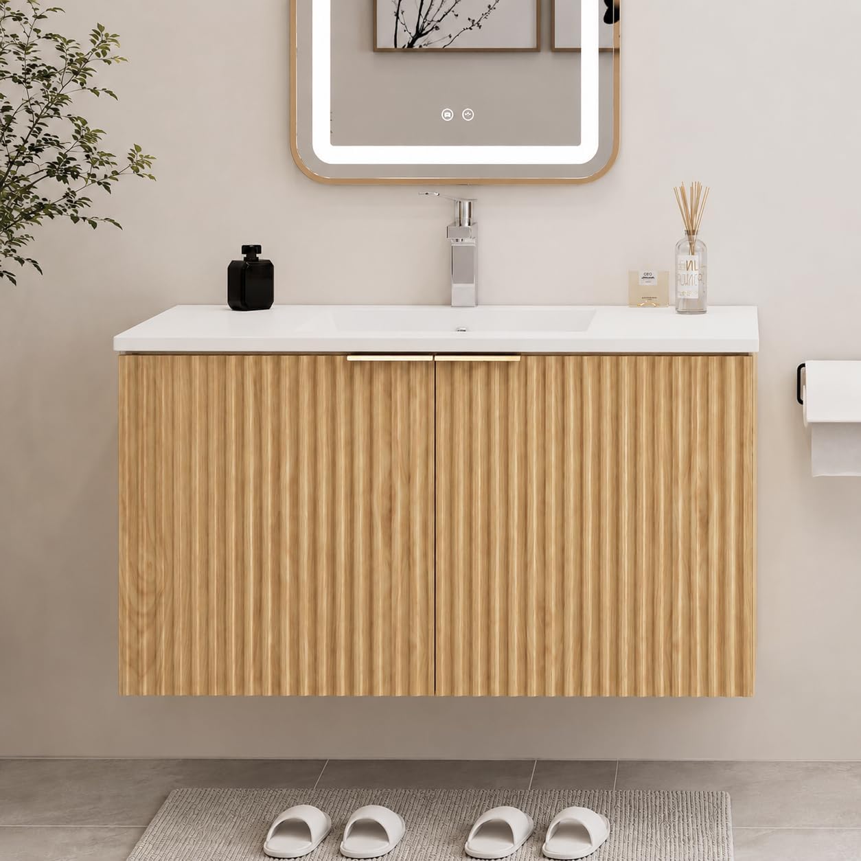 Mueble de Baño Flotante Modern - Wall Organizer Pocket reseña y precio