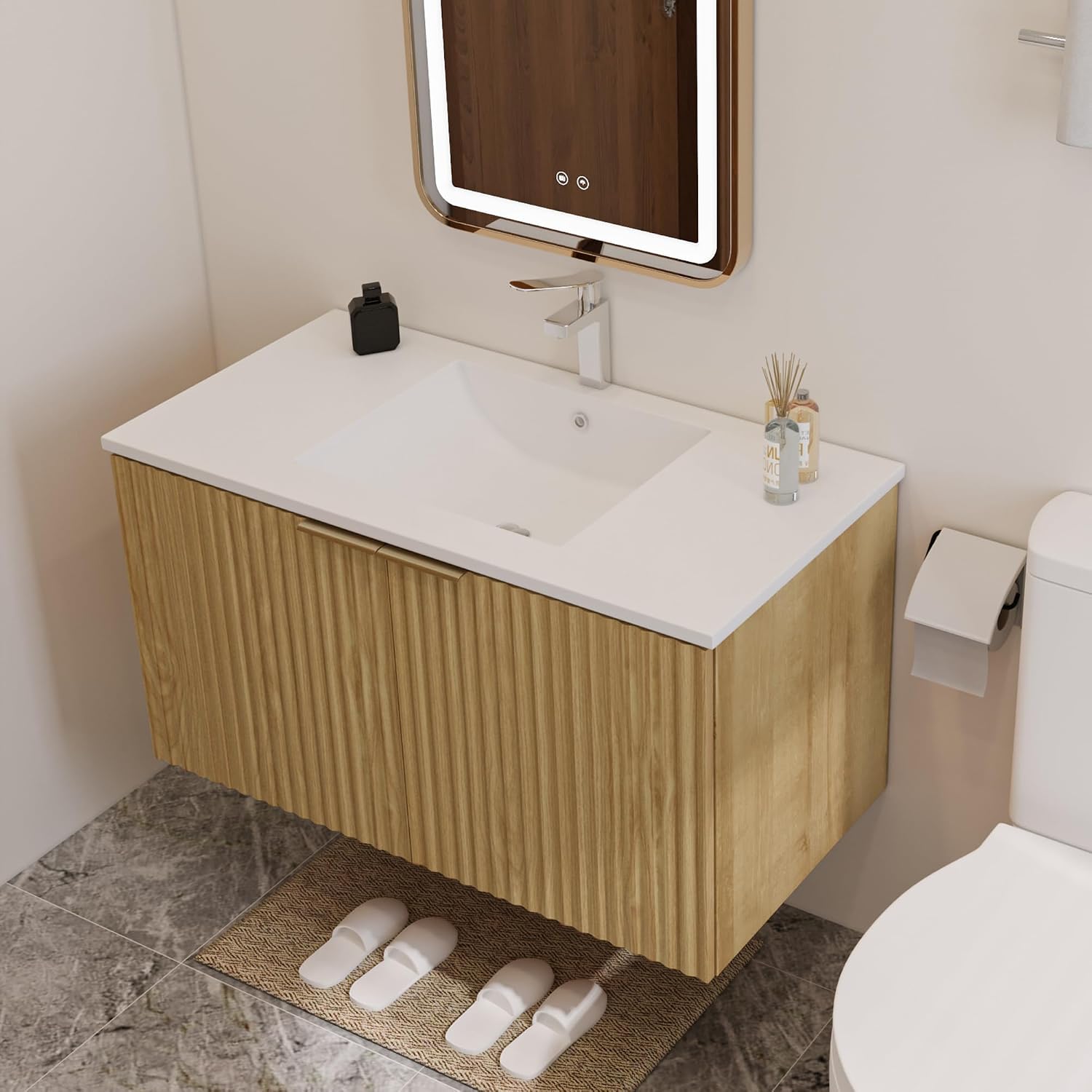Mueble de Baño Flotante Modern - Wall Organizer Pocket reseña y precio