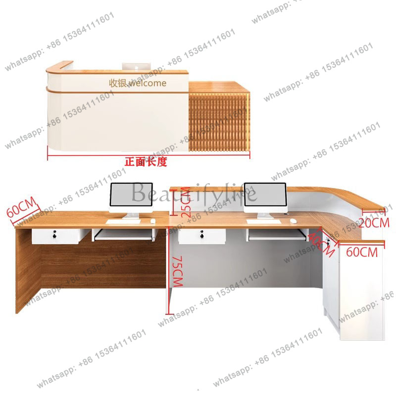 Mostrador de Recepción de Lujo - Office Furniture In Usa reseña y precio