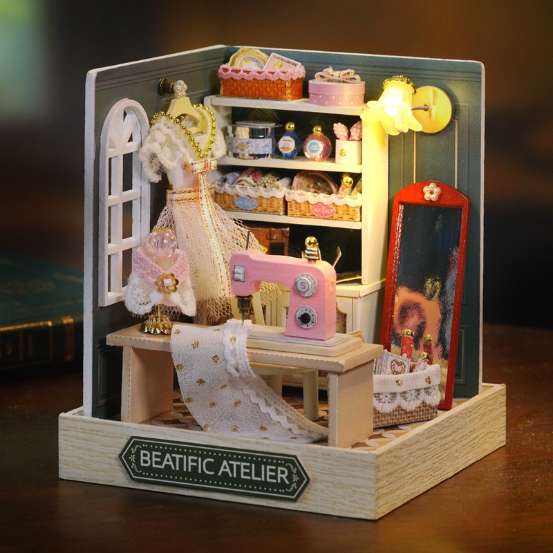 Mini Kit de Casa de Muñecas, C - Office Furniture Store reseña y precio