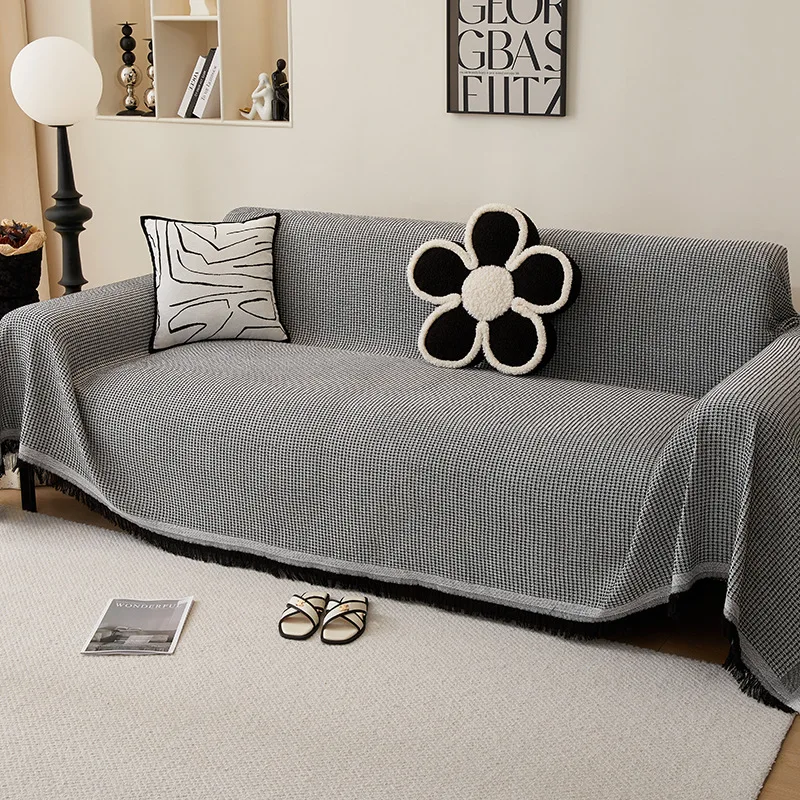 Funda de sofá de algodón tejid - Office Furniture Dimensions reseña y precio