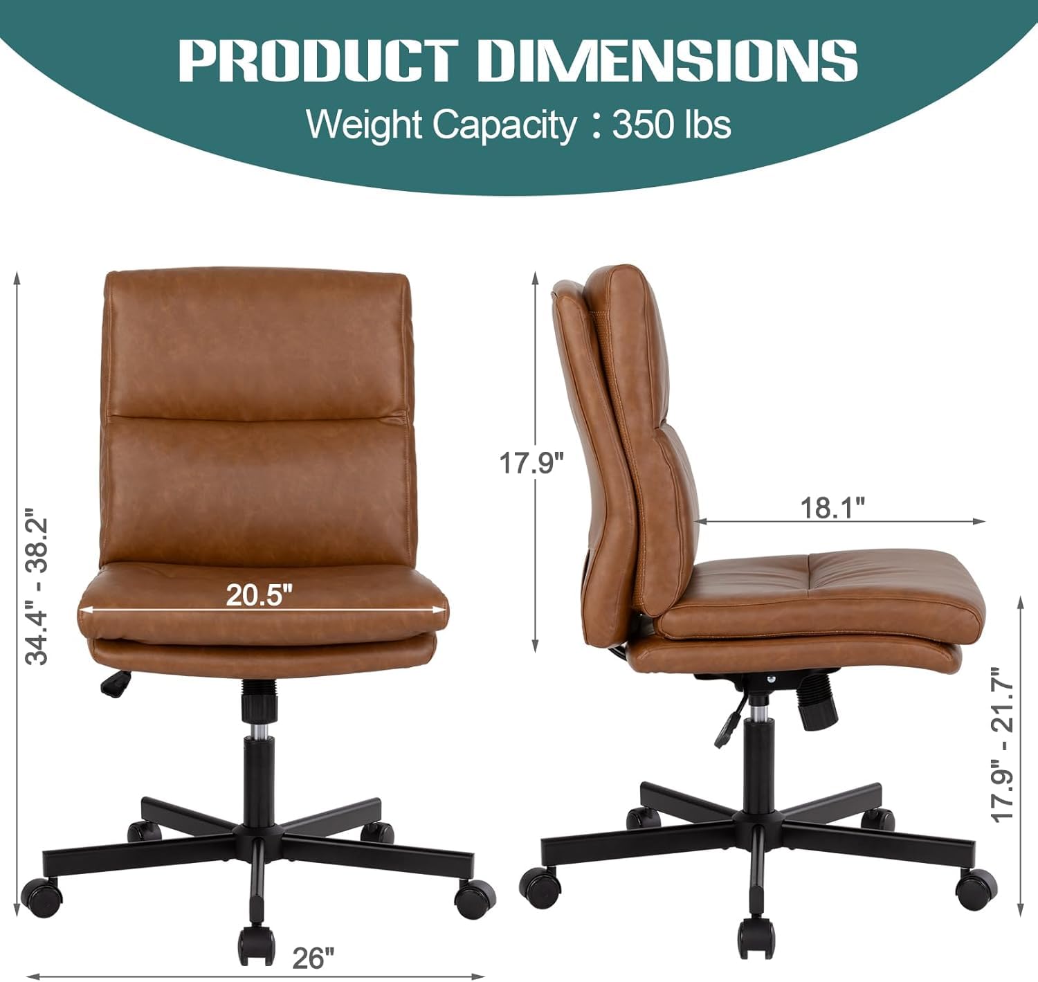 Silla de escritorio sin reposa - Task Chair Mid Back reseña y precio