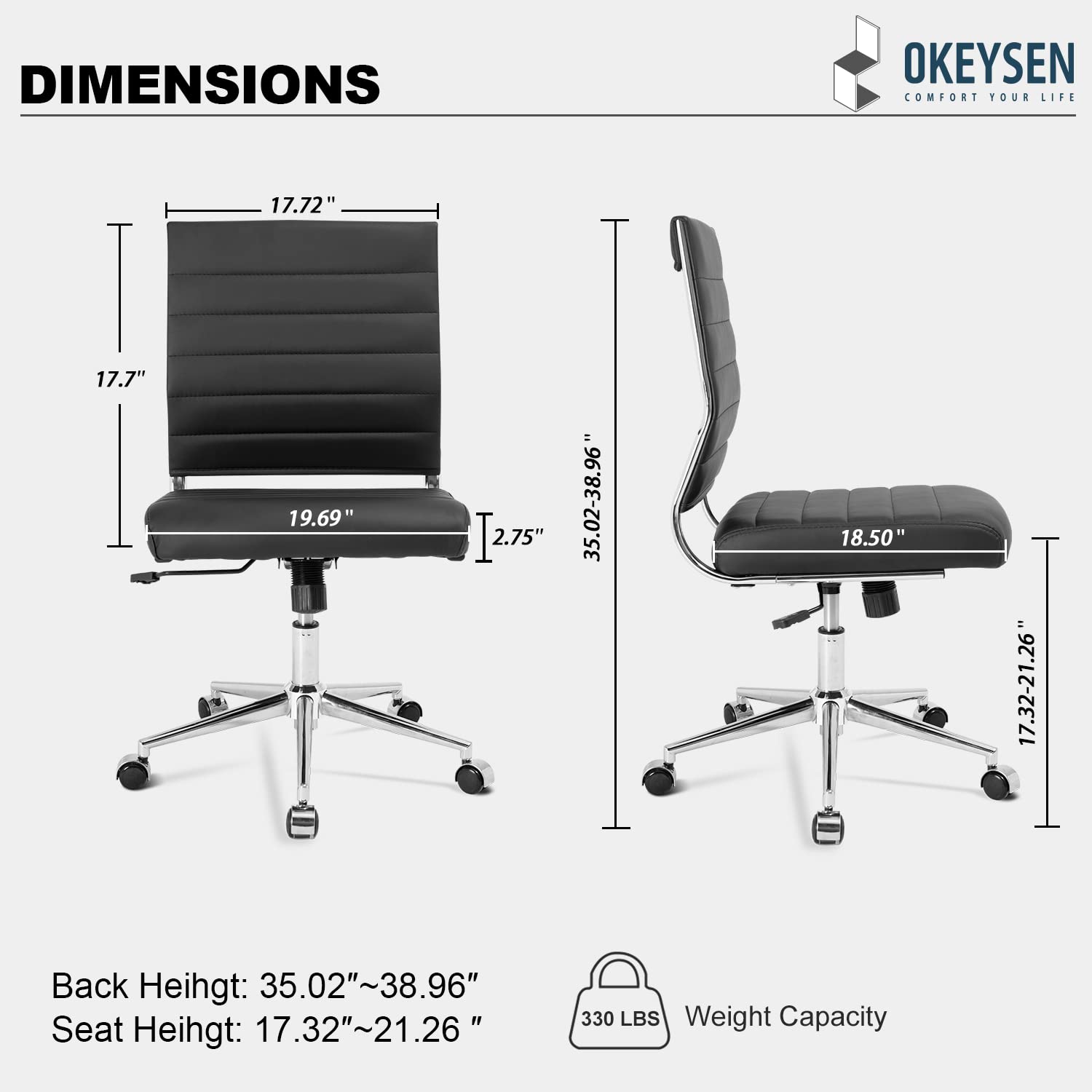 Silla de oficina ergonómica gi - Task Chair Mid Back reseña y precio