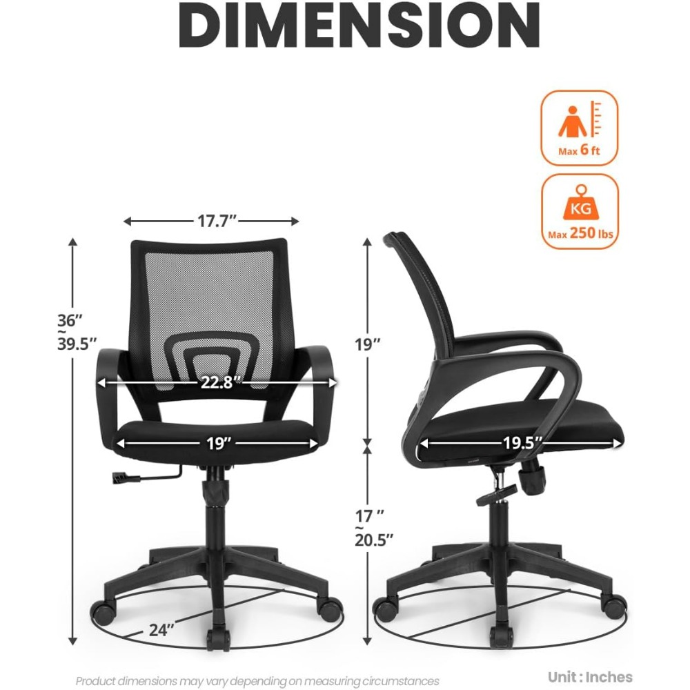 Silla de oficina para juegos d - Task Chair Mid Back reseña y precio