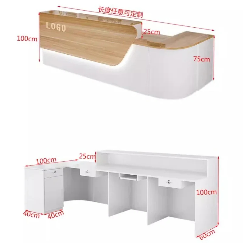 Mostrador de Recepción de Lujo - Office Furniture In Usa reseña y precio